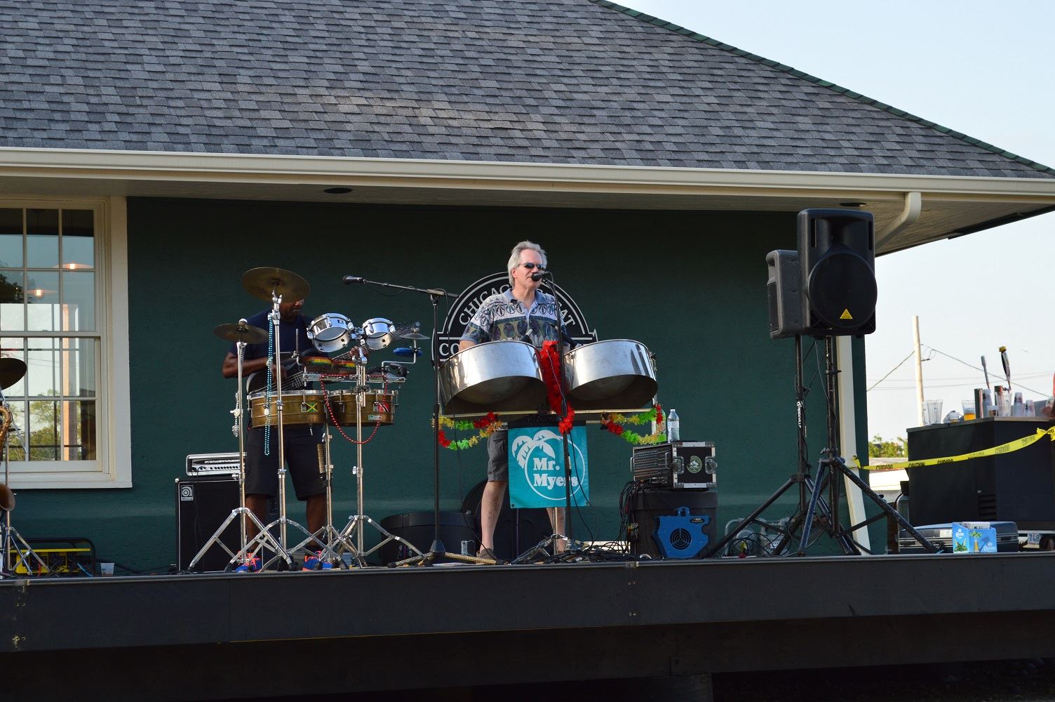 Mr. Meyers performs at Cortesi Veterans Memorial Park Aug. 4, 2016.